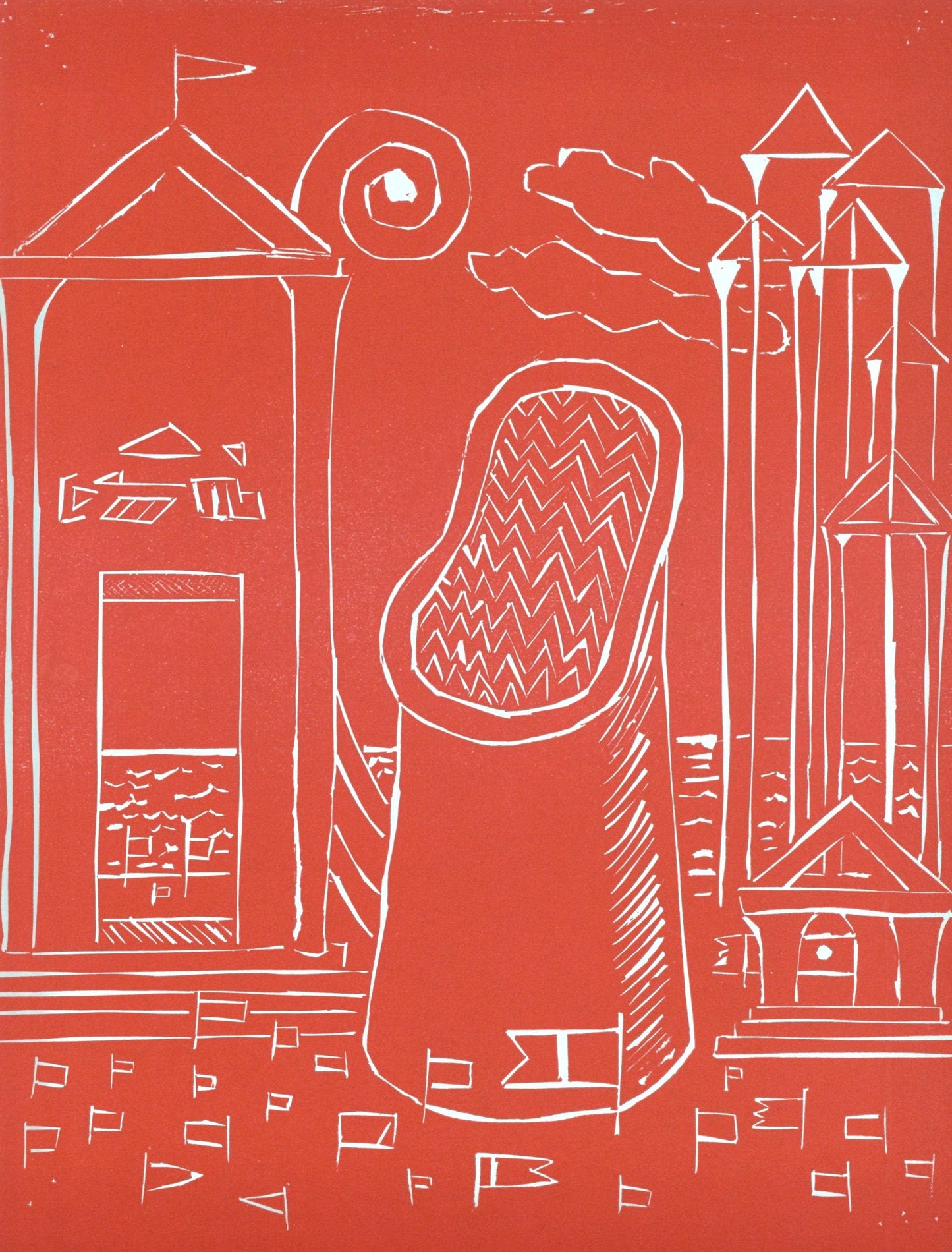 Giorgio De Chirico, Cabina Misteriosa, Socit Internationale D'Art Xxe Sicle, Linocuts