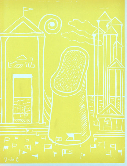 Giorgio De Chirico, Cabina Misteriosa, Socit Internationale D'Art Xxe Sicle, Linocuts