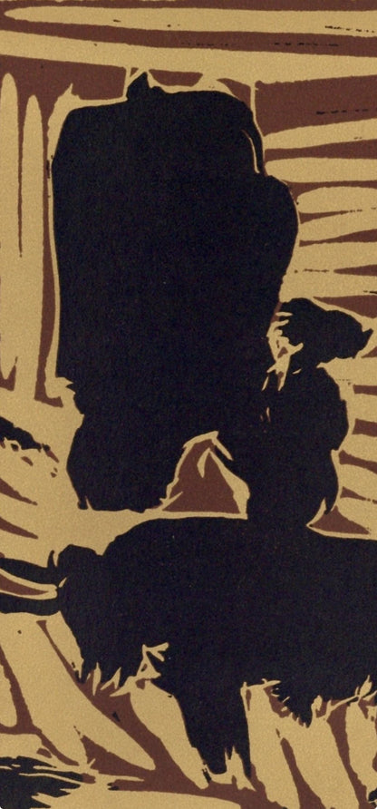 Pablo Picasso, Avant La Pique (Orozco 214), Grabados Al Linleo, Linocut