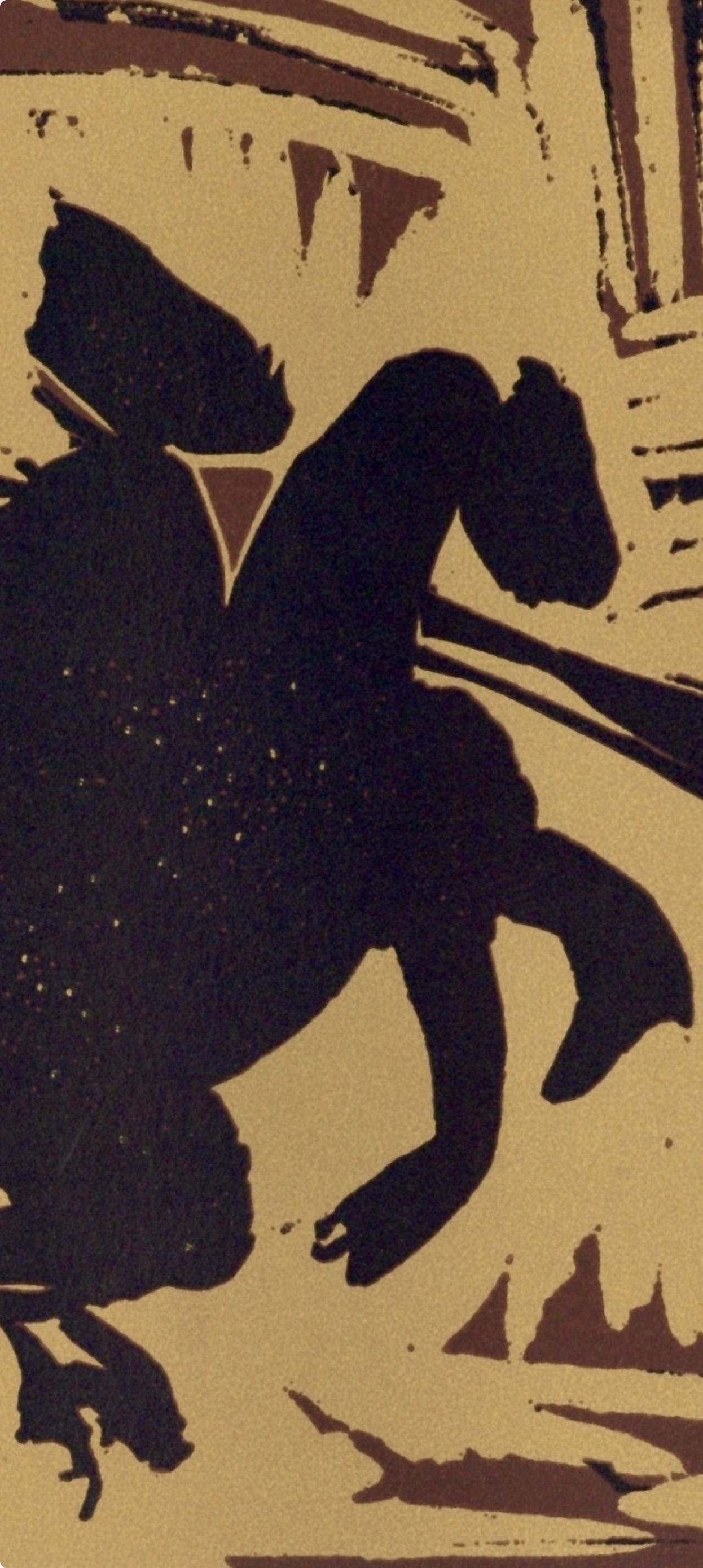 Pablo Picasso, Pique (Orozco 214), Grabados Al Linleo, Linocut