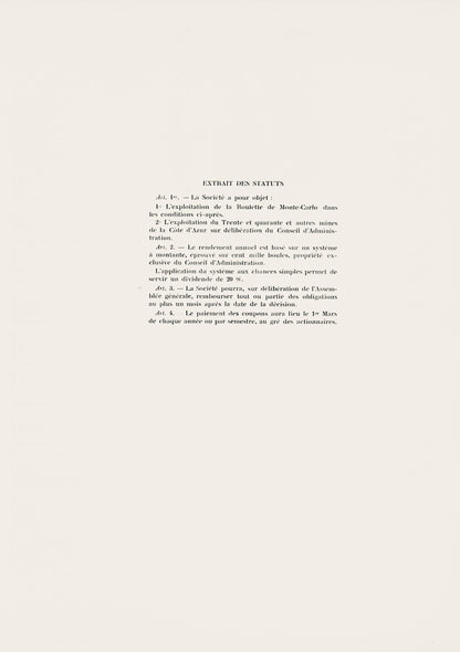 Marcel Duchamp, Bond de Monte-Carlo (Schwarz 406), Socit internationale d'art XXe sicle, Lithograph