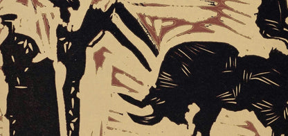 Pablo Picasso, Les Banderilles (Orozco 214), Grabados Al Linleo, Linocut