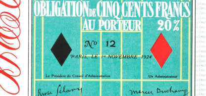 Marcel Duchamp, Bond de Monte-Carlo (Schwarz 406), Socit internationale d'art XXe sicle, Lithograph