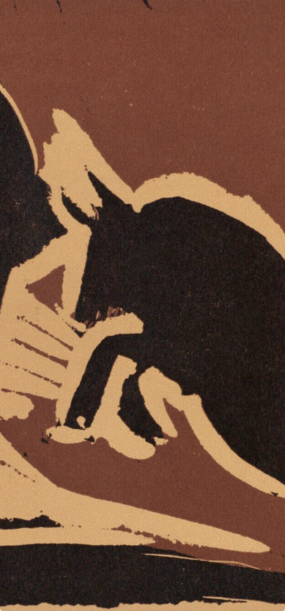 Pablo Picasso, Farol (Orozco 214), Grabados Al Linleo, Linocut