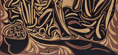 Pablo Picasso, Les Vendangeurs (Orozco 214), Grabados Al Linleo, Linocut