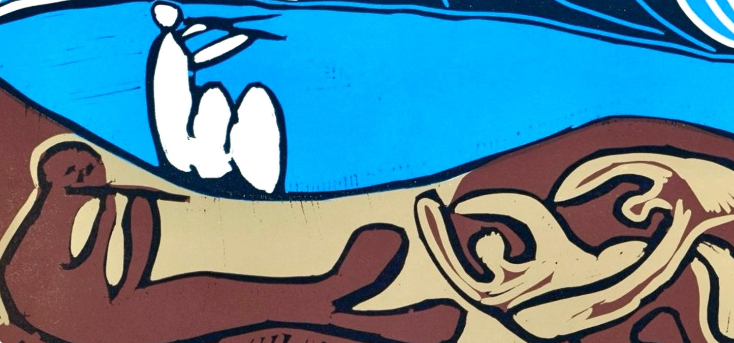 Pablo Picasso, Bacchanale (Orozco 214), Grabados Al Linleo, Linocut