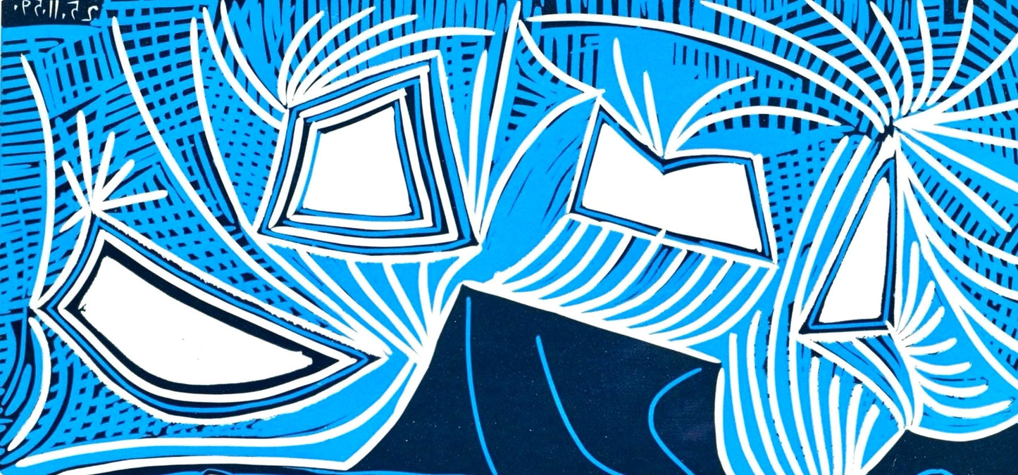 Pablo Picasso, Bacchanale (Orozco 214), Grabados Al Linleo, Linocut