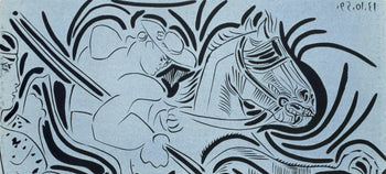 Pablo Picasso, Pique (Orozco 214), Grabados Al Linleo, Linocut