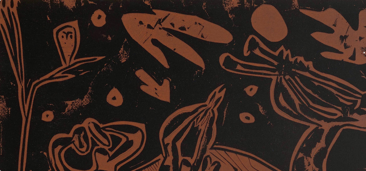 Pablo Picasso, Les Danseurs Au Hibou (Orozco 214), Grabados Al Linleo, Linocut