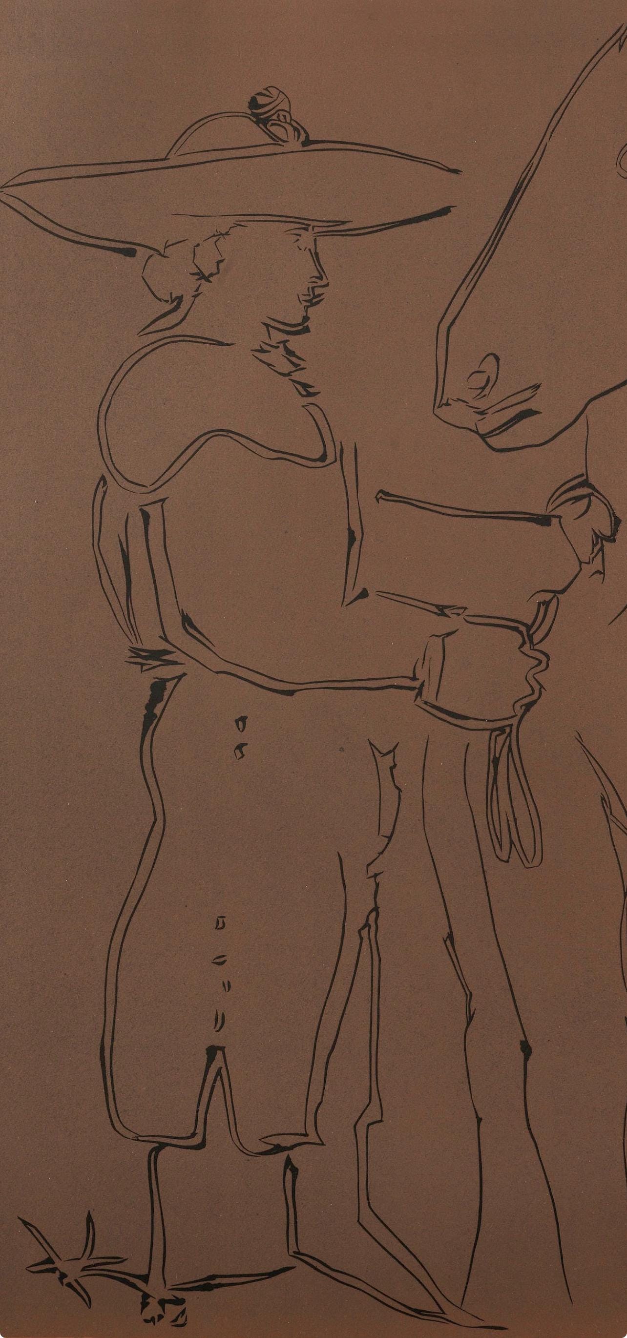 Pablo Picasso, Picador Et Cheval (Orozco 214), Grabados Al Linleo, Linocut