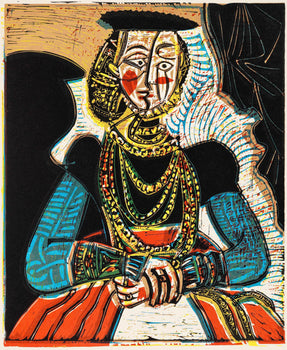 Pablo Picasso, Portrait De Jeune Fille (Orozco 214), Grabados Al Linleo, Linocut