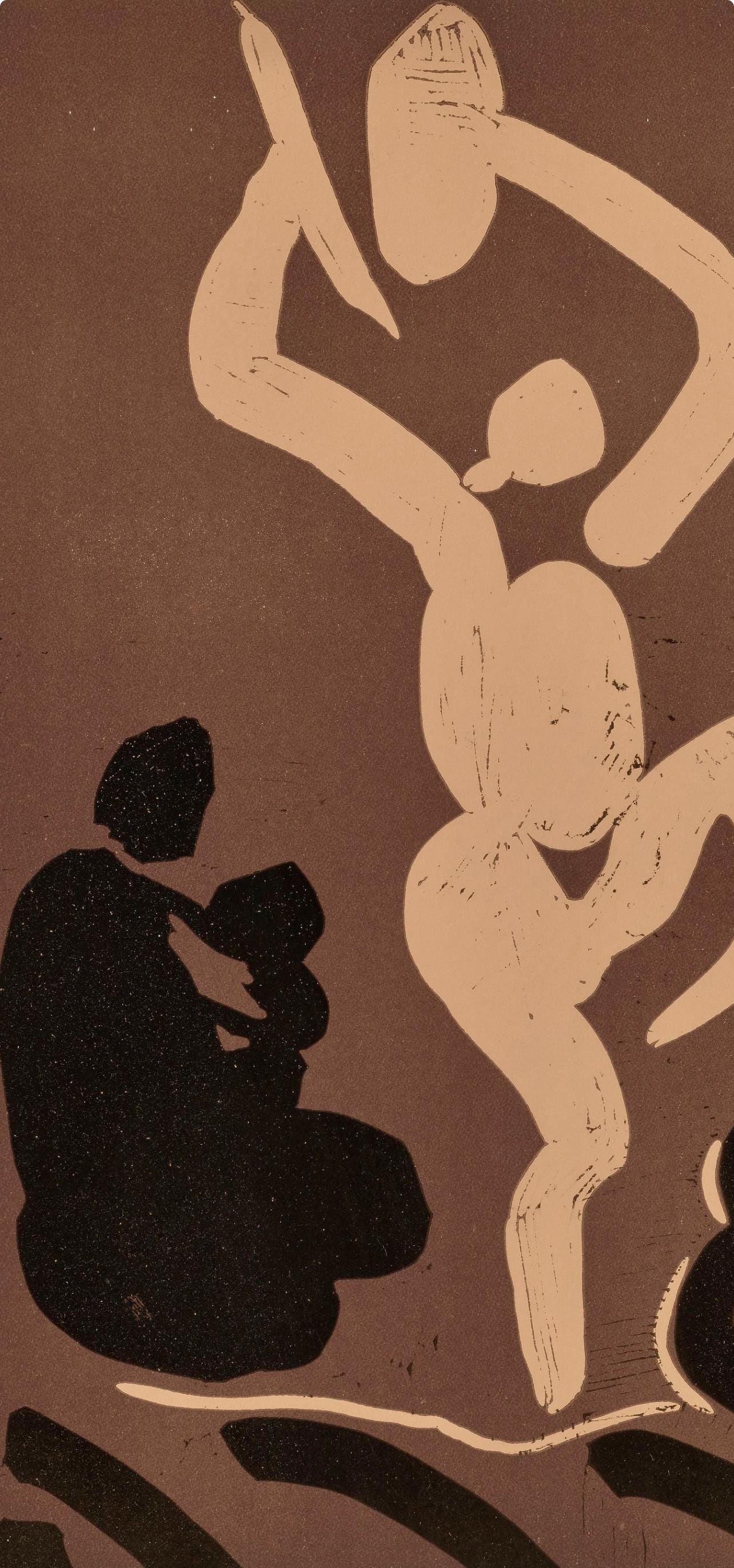 Pablo Picasso, Mre, Danseur Et Musicien (Orozco 214), Grabados Al Linleo, Linocut
