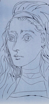 Pablo Picasso, Portrait De Jacqueline (Orozco 214), Grabados Al Linleo, Linocut