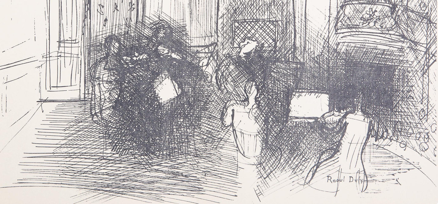 Raoul Dufy, Dessin, Lettre Mon Peintre Raoul Dufy, Lithograph