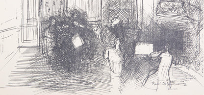 Raoul Dufy, Dessin, Lettre Mon Peintre Raoul Dufy, Lithograph