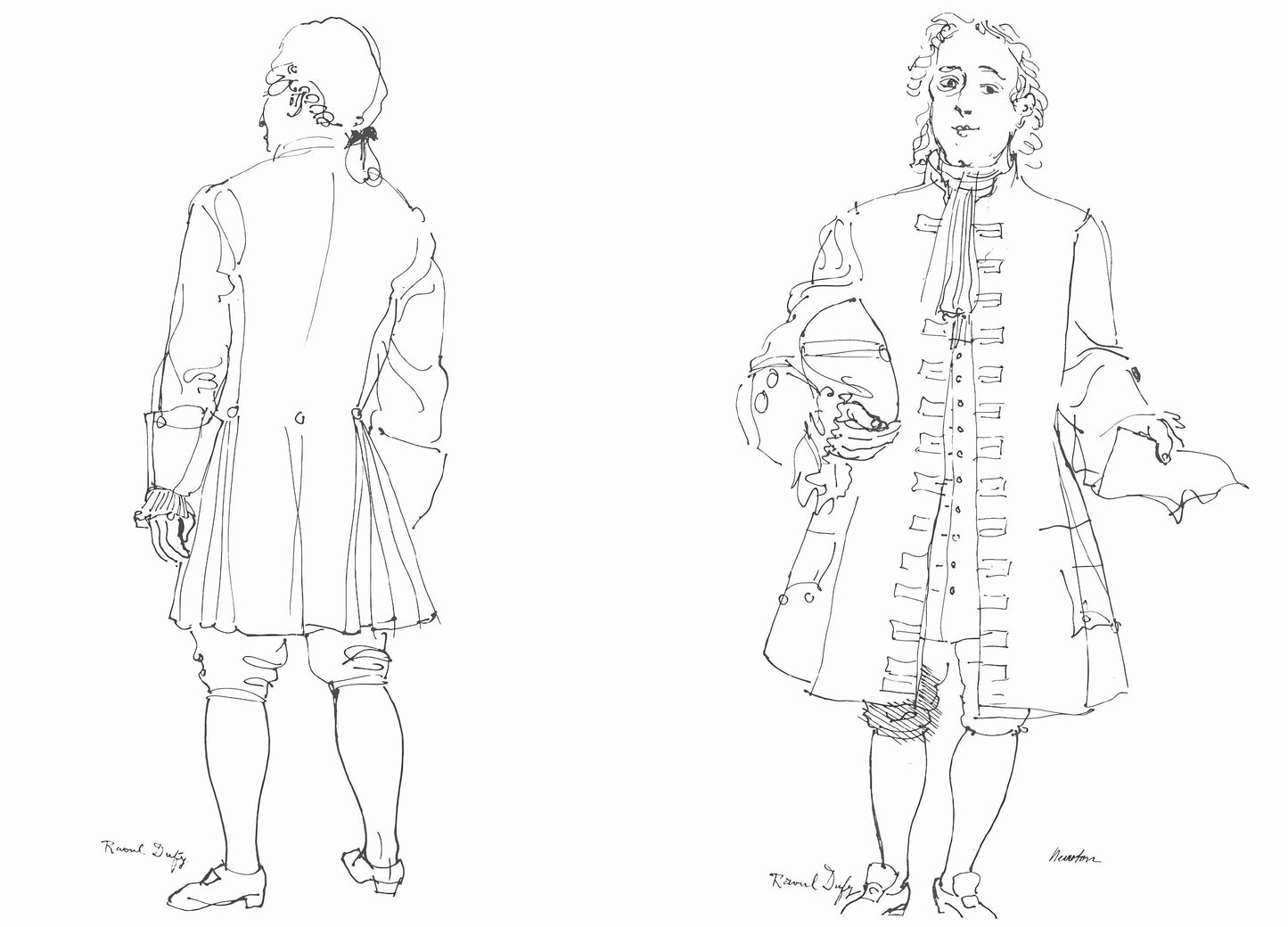 Raoul Dufy, Issac Newton, Lettre Mon Peintre Raoul Dufy, Lithograph