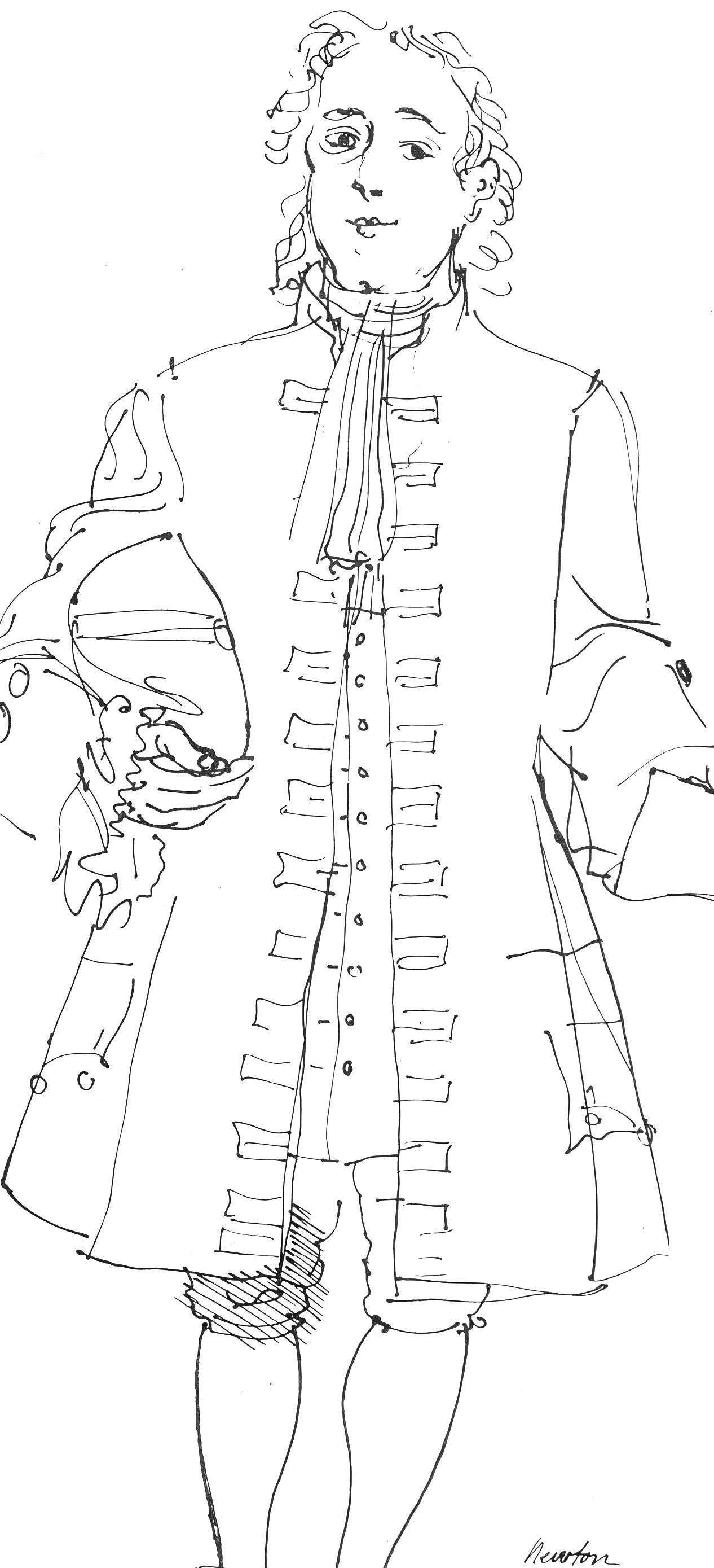 Raoul Dufy, Issac Newton, Lettre Mon Peintre Raoul Dufy, Lithograph