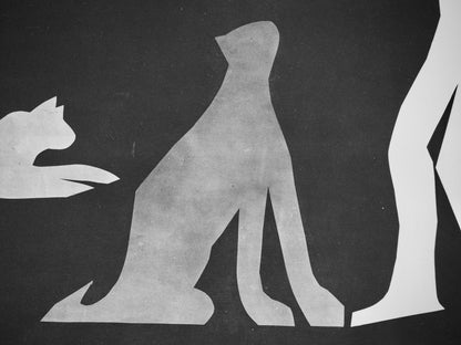 Pablo Picasso, Andr Villers, L'Homme Aux Chats I (Cramer 115), Diurnes, Dcoupages Et Photographies,