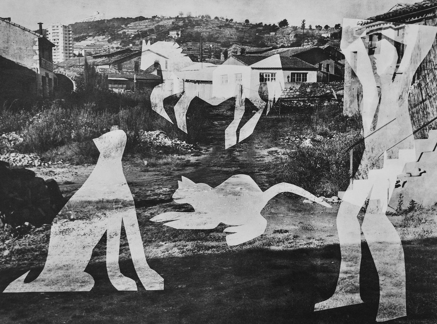 Pablo Picasso, Andr Villers, L'Homme Aux Chats Ii (Cramer 115), Diurnes, Dcoupages Et