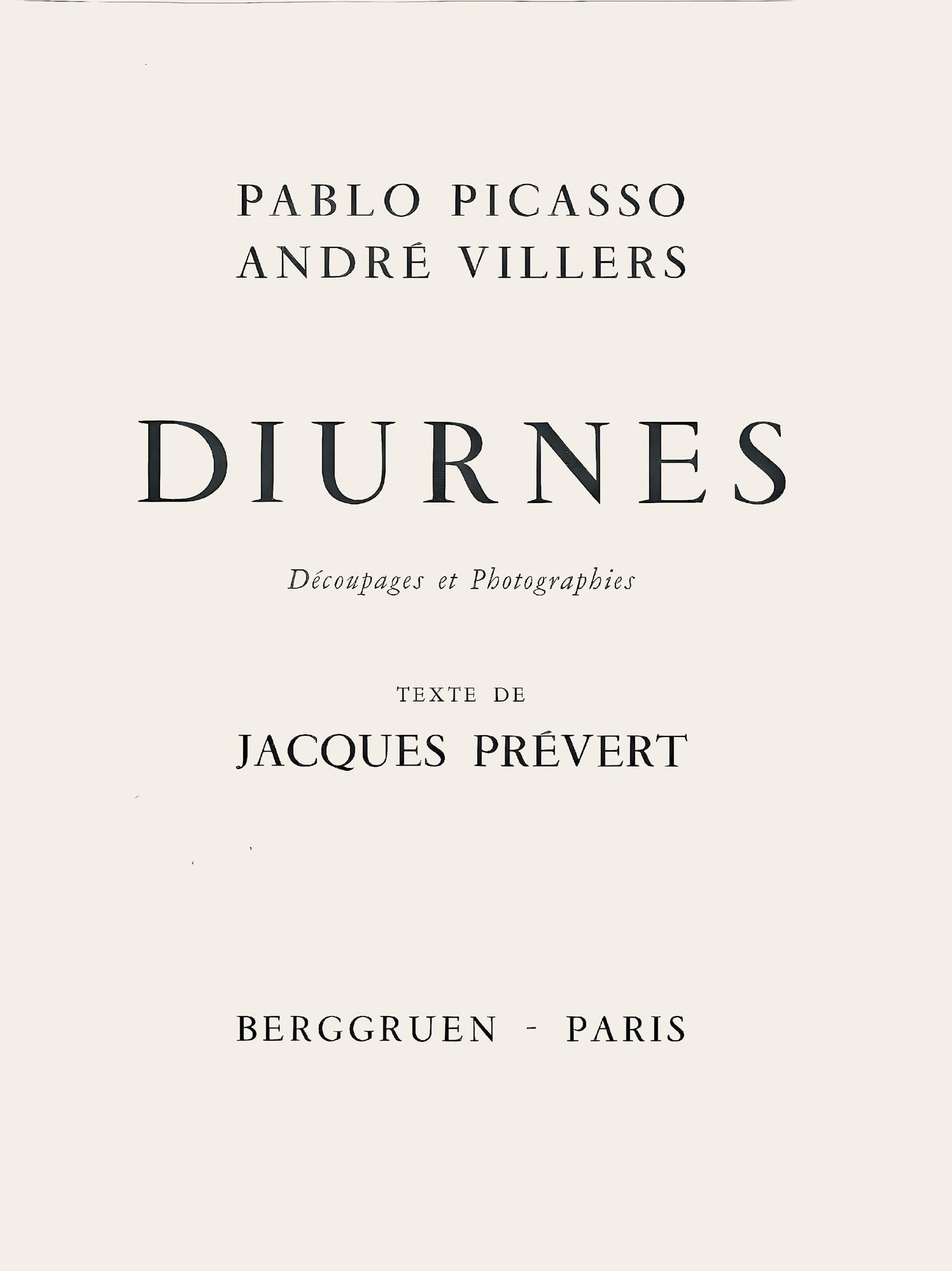 Pablo Picasso, Andr Villers, Un Gnral (Cramer 115), Diurnes, Dcoupages Et Photographies, Lithograph