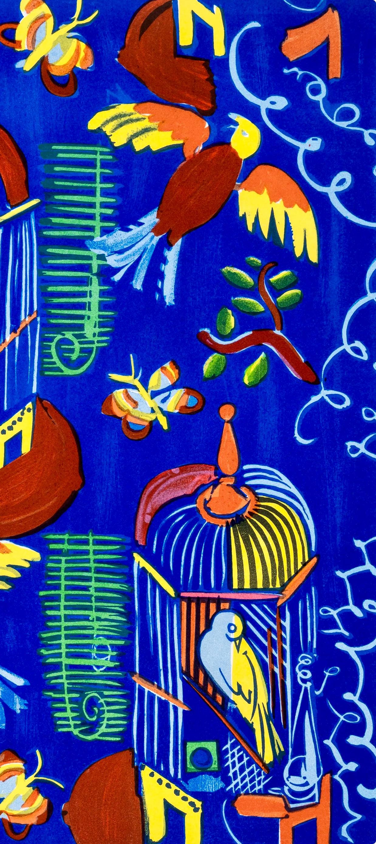 Raoul Dufy, Les Oiseaux, Lettre Mon Peintre Raoul Dufy, Lithograph