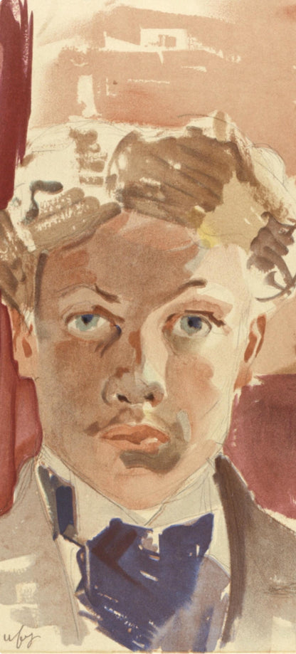 Raoul Dufy, Autoportrait, Lettre Mon Peintre Raoul Dufy, Lithograph