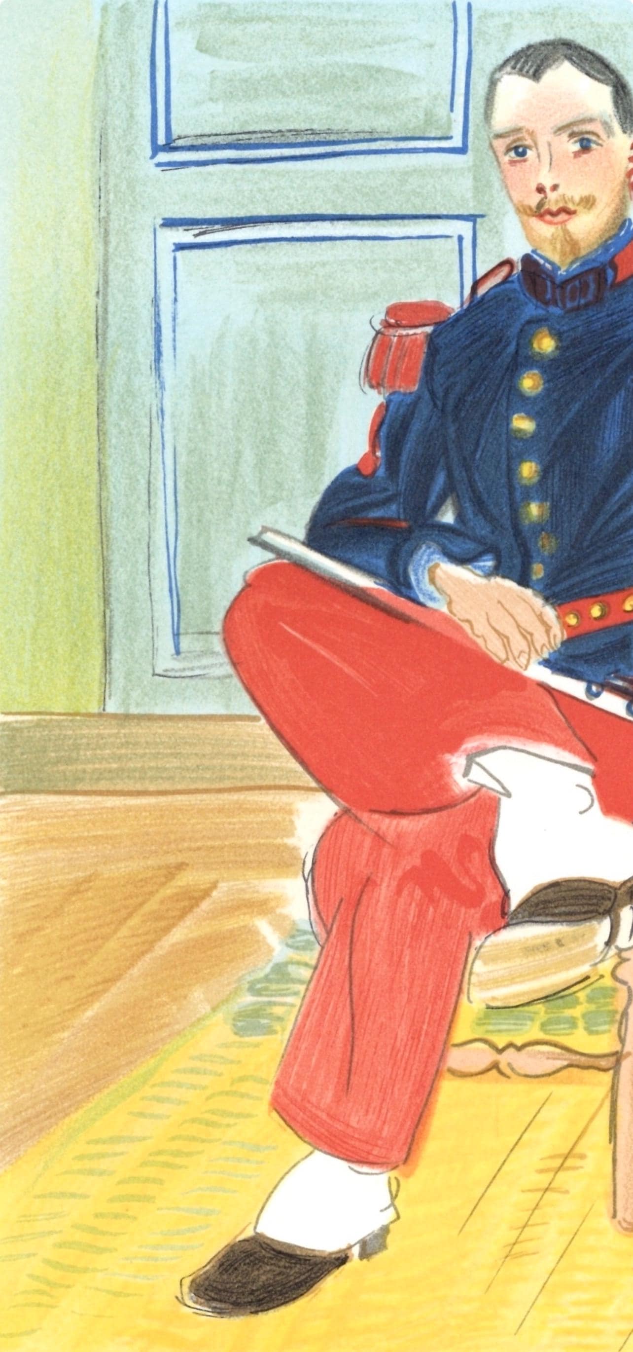 Raoul Dufy, Le Fltiste, Rplique, Lettre Mon Peintre Raoul Dufy, Lithograph