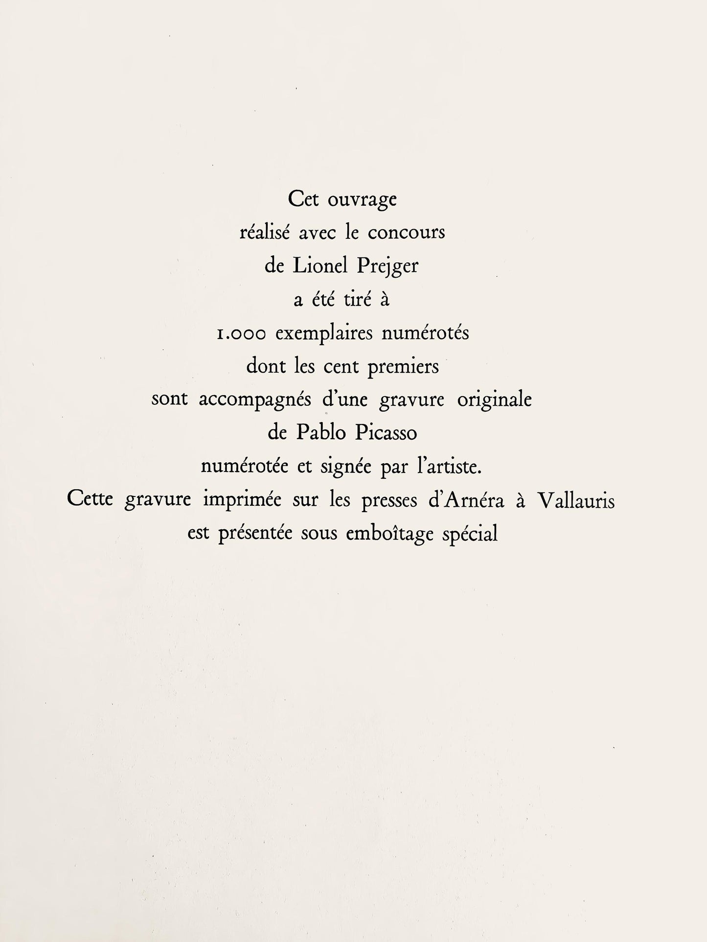 Pablo Picasso, Andr Villers, L'Esprit Critique D'Art (Cramer 115), Diurnes, Dcoupages Et