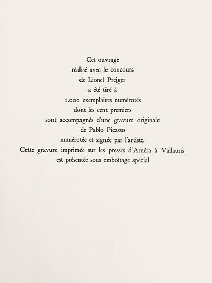 Pablo Picasso, Andr Villers, L'Esprit Critique D'Art (Cramer 115), Diurnes, Dcoupages Et