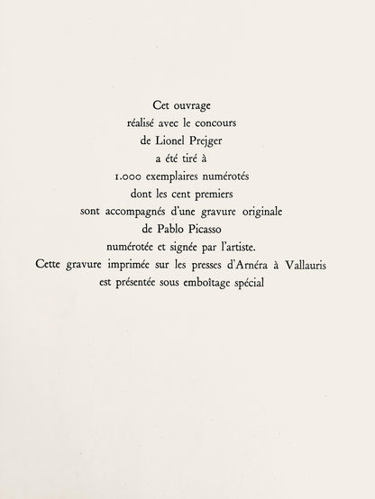 Pablo Picasso, Andr Villers, L'Esprit Critique D'Art (Cramer 115), Diurnes, Dcoupages Et