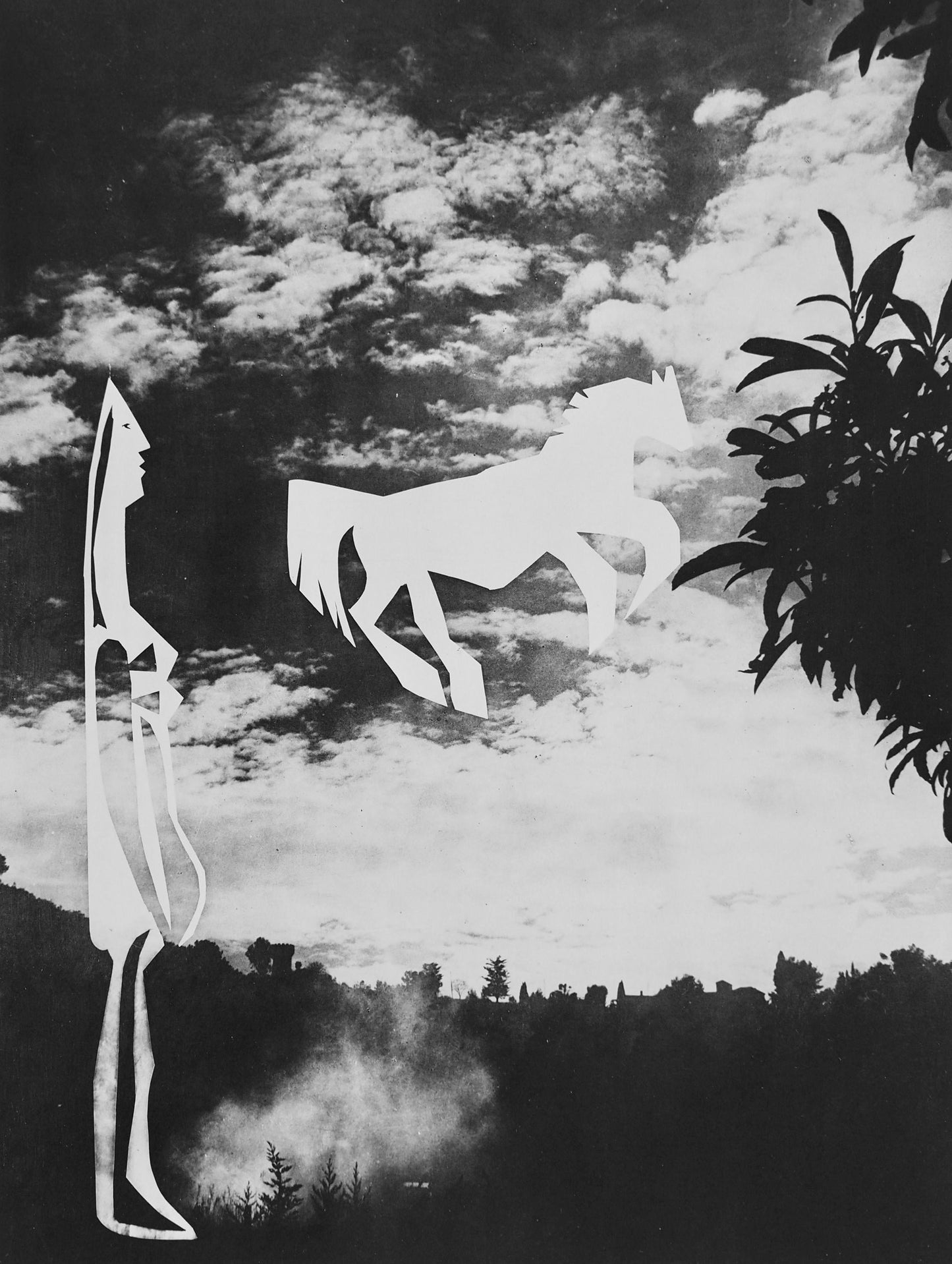 Pablo Picasso, Andr Villers, La Femme Au Cheval (Cramer 115), Diurnes, Dcoupages Et Photographies,