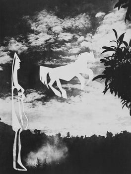 Pablo Picasso, Andr Villers, La Femme Au Cheval (Cramer 115), Diurnes, Dcoupages Et Photographies,