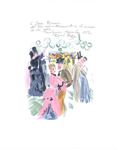 Raoul Dufy, Hommage Renoir, Lettre Mon Peintre Raoul Dufy, Lithograph