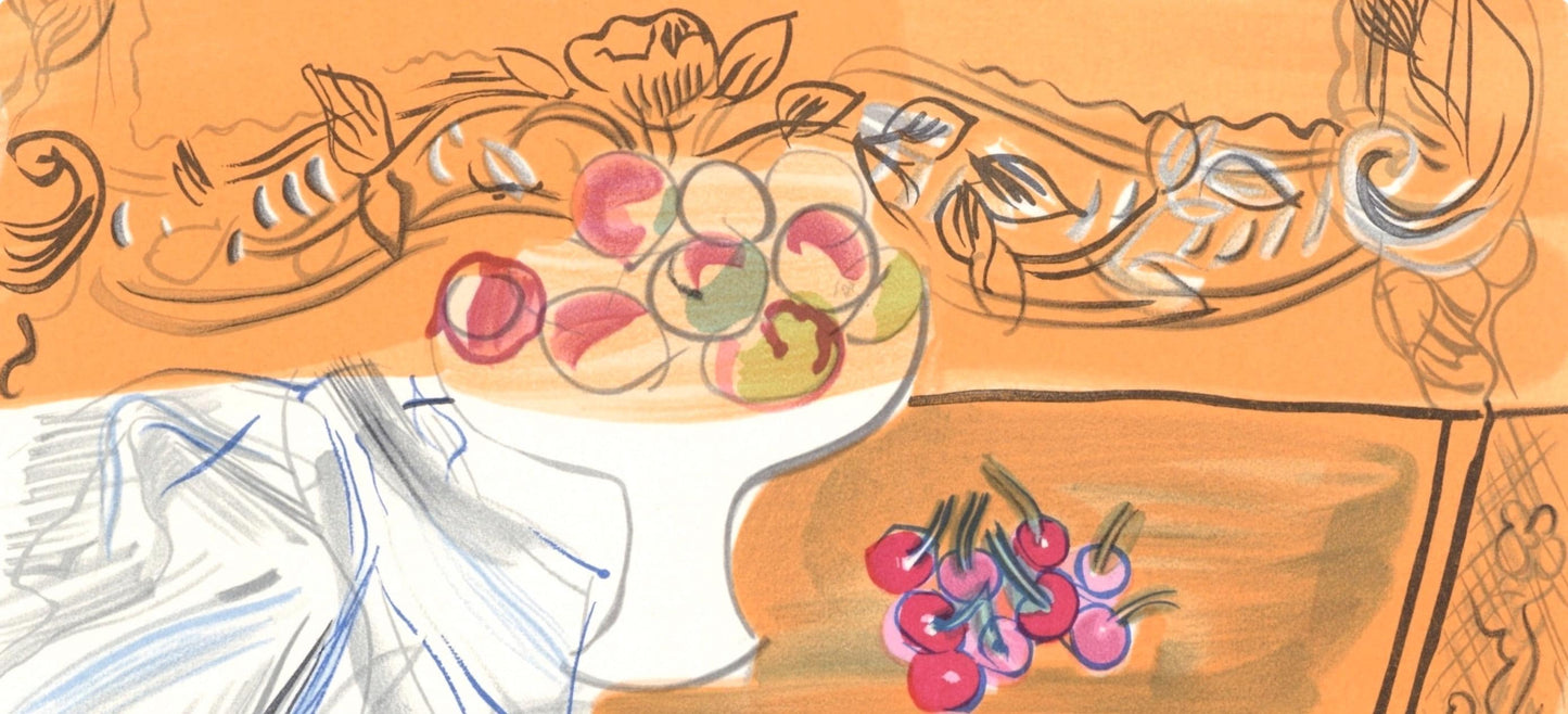 Raoul Dufy, Nature Morte, Lettre Mon Peintre Raoul Dufy, Lithograph