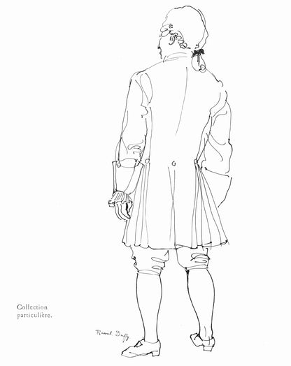 Raoul Dufy, Isaac Newton, Lettre Mon Peintre Raoul Dufy, Lithograph