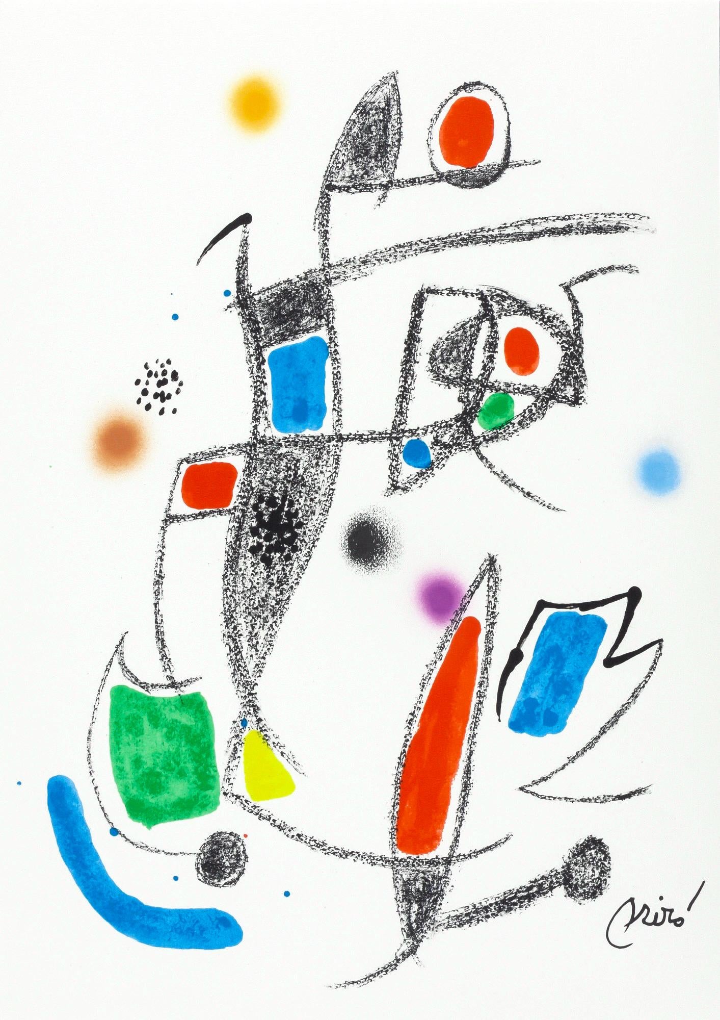 Joan Miro, Composition (Mourlot, 1051-1072), Maravillas Con Variaciones Acrsticas En El Jardn De