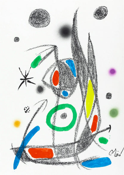 Joan Miro, Composition (Mourlot, 1051-1072), Maravillas Con Variaciones Acrsticas En El Jardn De