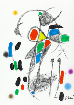 Lithograph - Joan Miro - Composition (Mourlot - 1051-1072) - Maravillas con Variaciones acrsticas