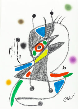 Lithograph - Joan Miro - Composition (Mourlot - 1051-1072) - Maravillas con Variaciones acrsticas