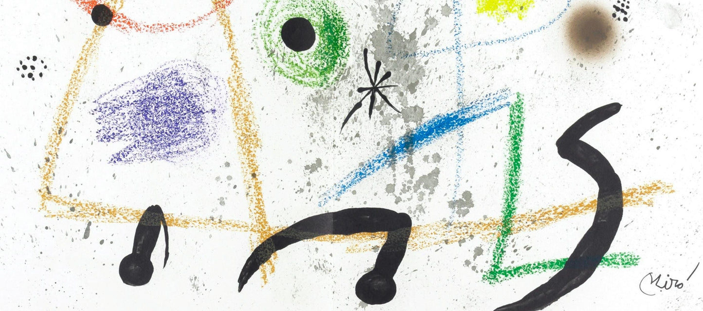 Joan Miro, Composition (Mourlot, 1051-1072), Maravillas Con Variaciones Acrsticas En El Jardn De