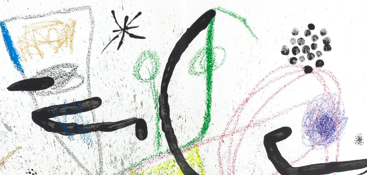 Joan Miro, Composition (Mourlot, 1051-1072), Maravillas Con Variaciones Acrsticas En El Jardn De