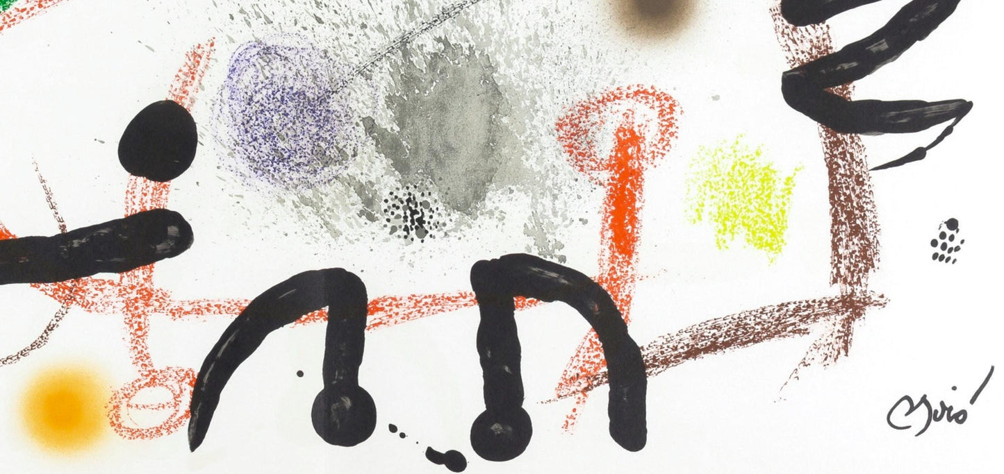 Joan Miro, Composition (Mourlot, 1051-1072), Maravillas Con Variaciones Acrsticas En El Jardn De