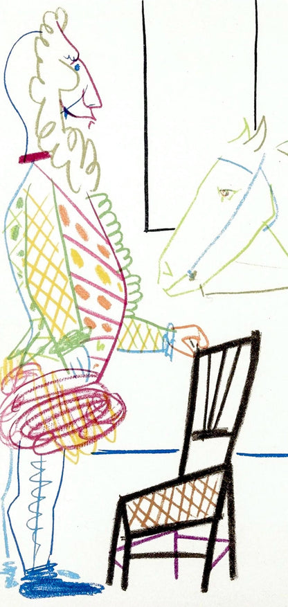 Pablo Picasso, Composition, La Comdie Humaine, Verve, Revue Artistique Et Littraire, Lithograph