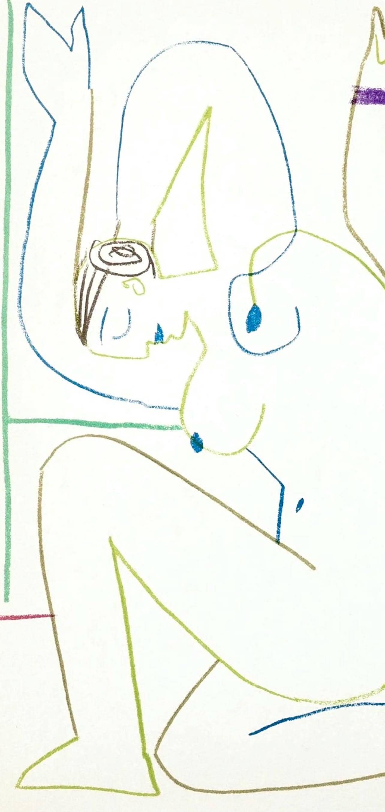 Pablo Picasso, Composition, La Comdie Humaine, Verve, Revue Artistique Et Littraire, Lithograph