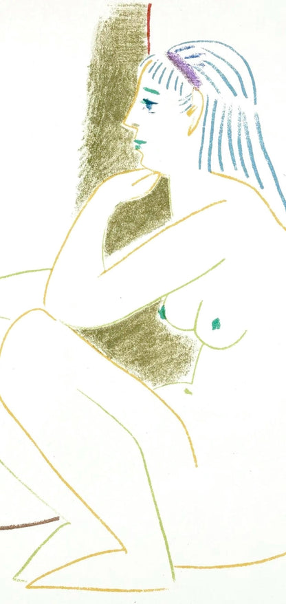 Pablo Picasso, Composition, La Comdie Humaine, Verve, Revue Artistique Et Littraire, Lithograph