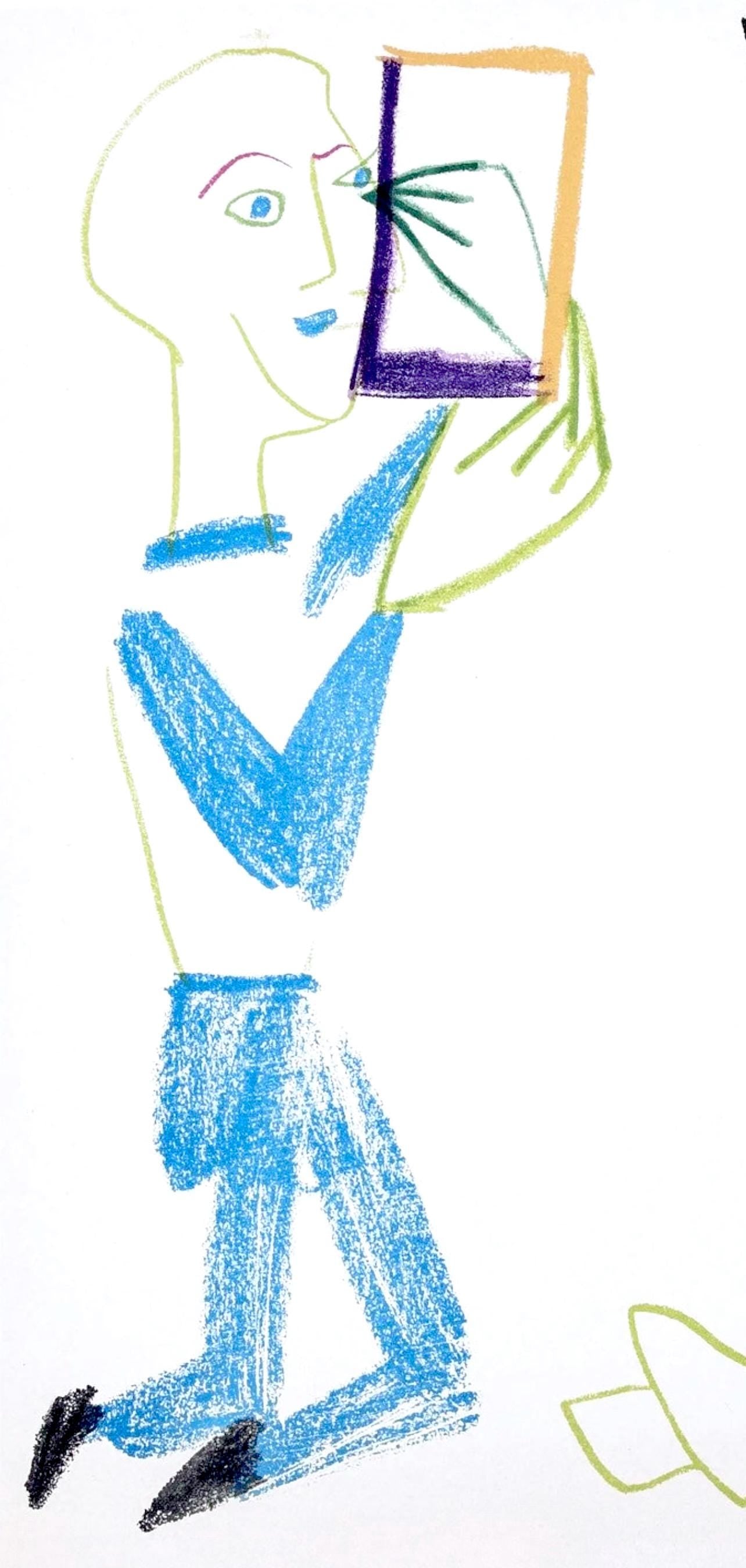 Pablo Picasso, Composition, La Comdie Humaine, Verve, Revue Artistique Et Littraire, Lithograph