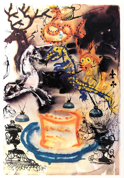 Salvador Dali, Who Stole The Tarts? (Field 69-5, A-M), Alice'S Adventures In Wonderland, Hliogravure
