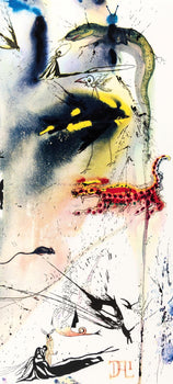 Salvador Dali, A Caucus Race And A Long Tale (Field 69-5, A-M), Alice'S Adventures In Wonderland,