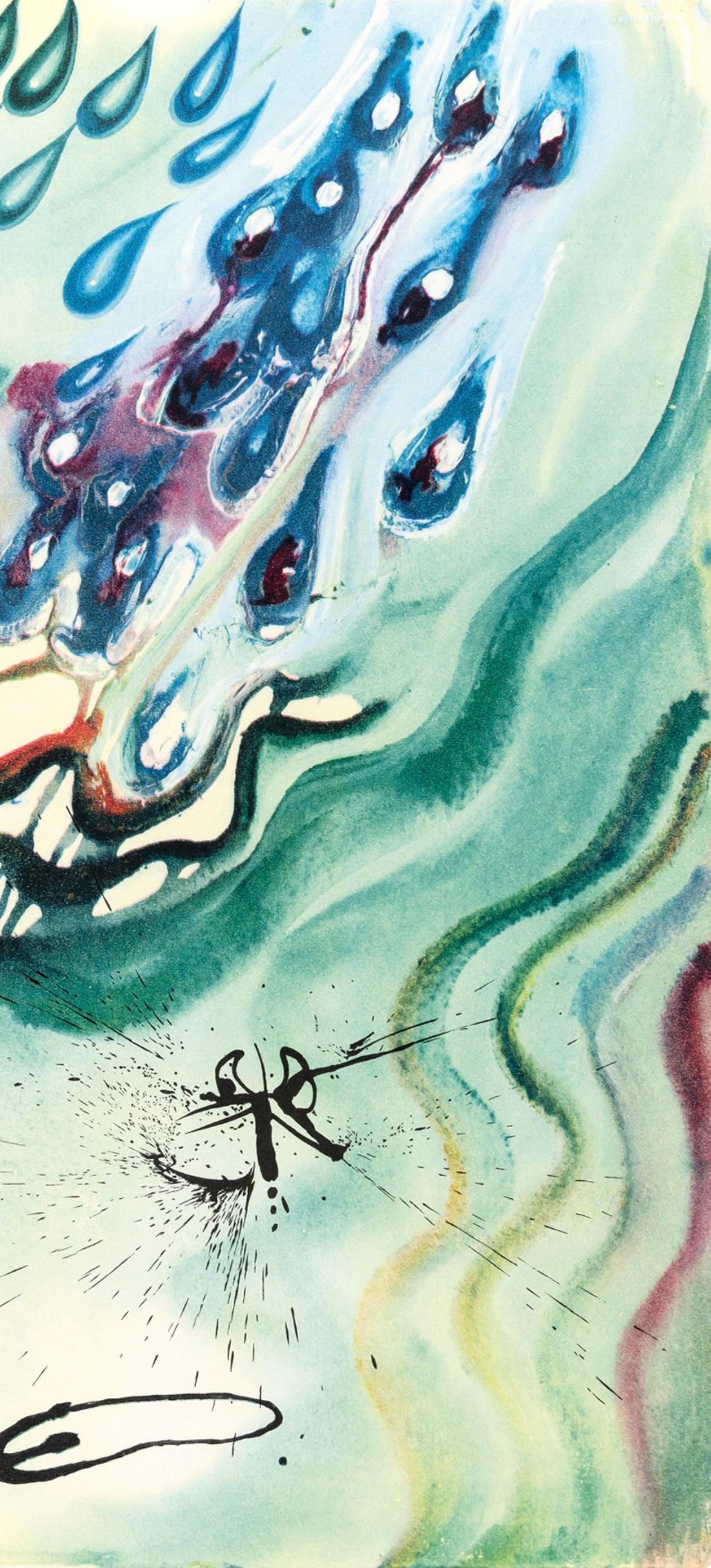 Salvador Dali, The Pool Of Tears (Field 69-5, A-M), Alice'S Adventures In Wonderland, Hliogravure