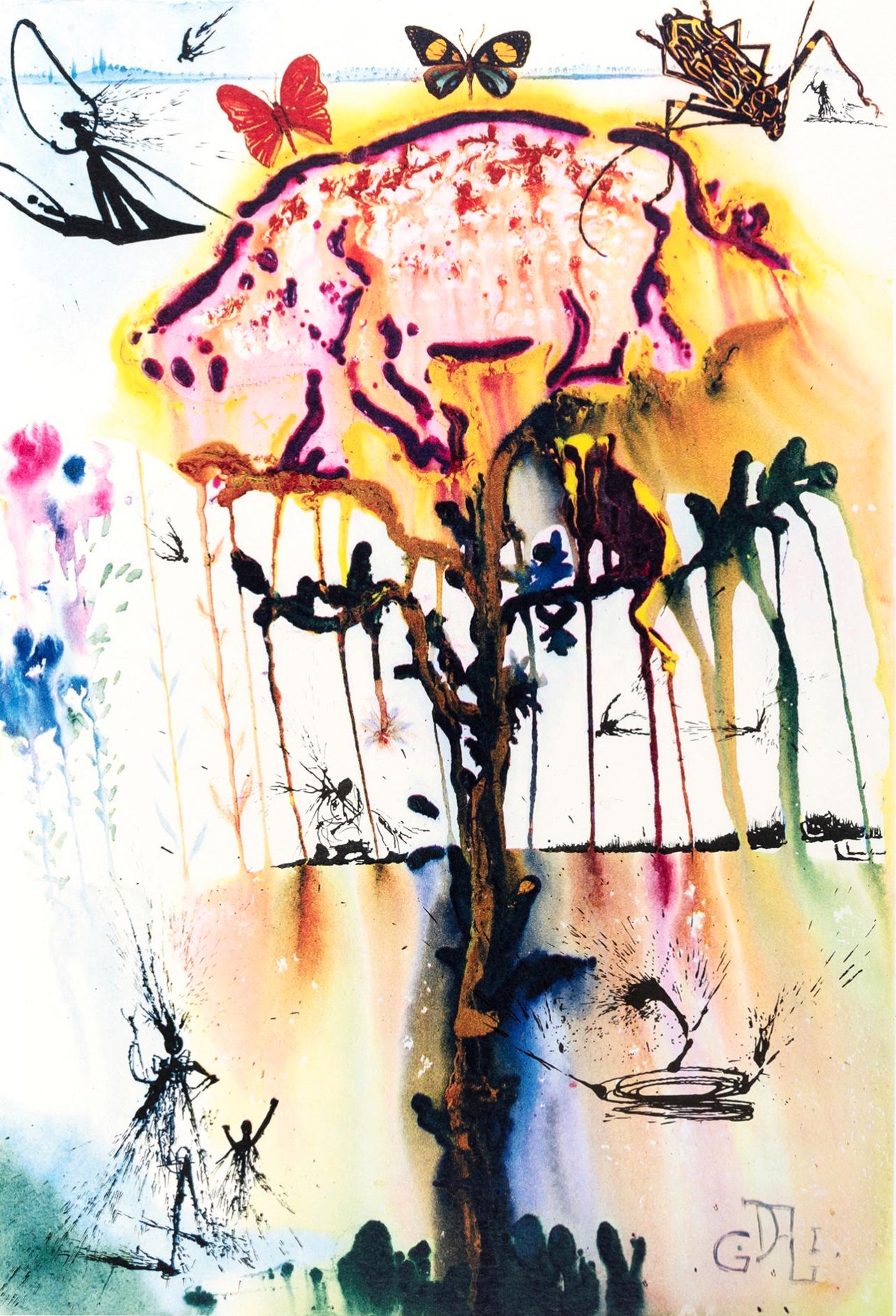 Salvador Dali, Pig And Pepper (Field 69-5, A-M), Alice'S Adventures In Wonderland, Hliogravure